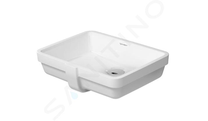 Duravit Vero - Lavabo ad incasso 430x315 mm, bianco alpino 0330430000