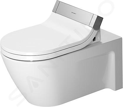 Duravit Starck 2 - WC suspendu pour abattant bidet SensoWash, blanc alpin 2533590000