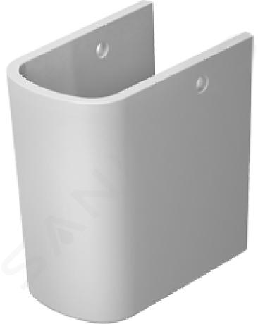 Duravit DuraStyle - Fél oszlop, WonderGliss, fehér 08583000001