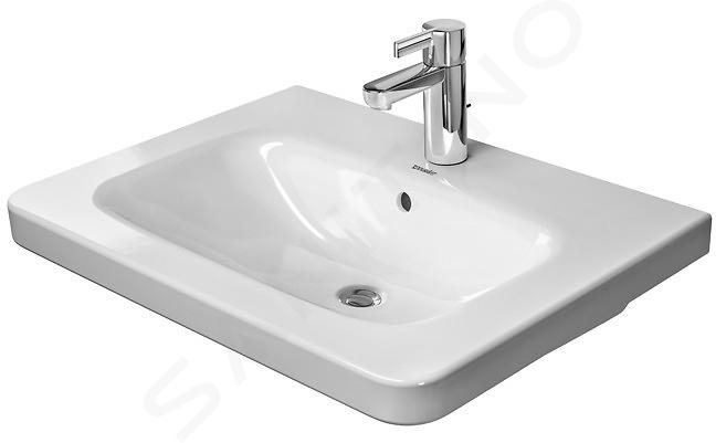 Duravit DuraStyle - Lavabo 650x480 mm, con 1 foro per miscelatore, bianco 2320650000