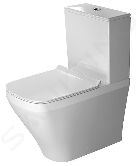 Duravit DuraStyle - WC kombi mísa, s WonderGliss, bílá 21550900001