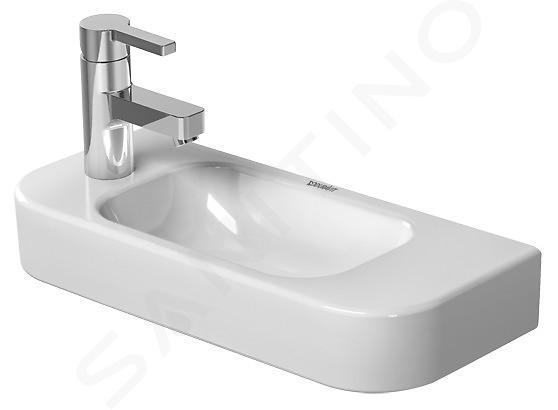 Duravit Happy D.2 - Lave-mains 50x22 cm, avec un trou pour robinetterie à gauche, blanc alpin 0711500009