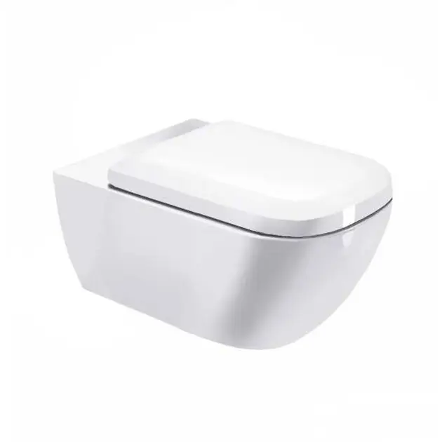 Levně Duravit Happy D.2 - Závěsné WC, s WonderGliss, bílá 22210900001