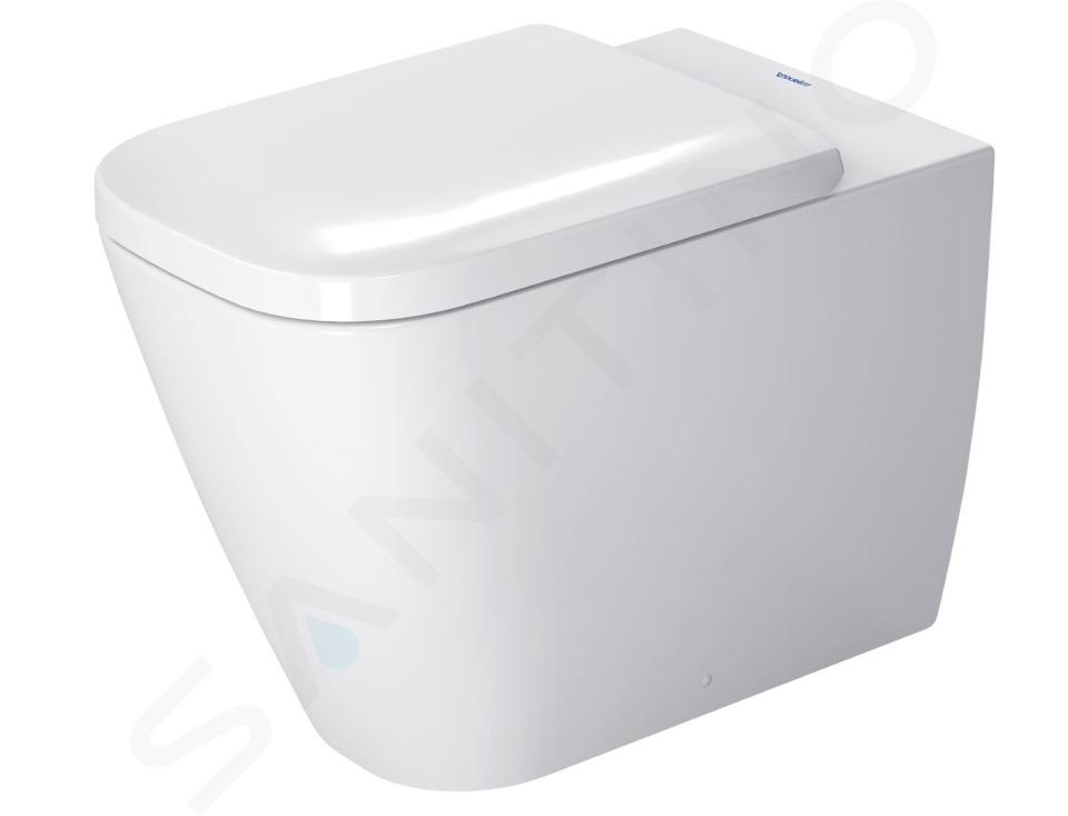 Duravit Happy D.2 - WC a terra, con WonderGliss, bianco alpino 21590900001