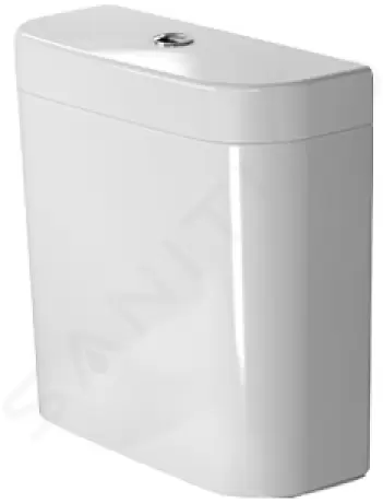 Duravit Happy D.2 - Zbiornik podtynkowy 40x16 cm, przyłącze prawe lub lewe, z WonderGliss, biel alpejska 09340000051