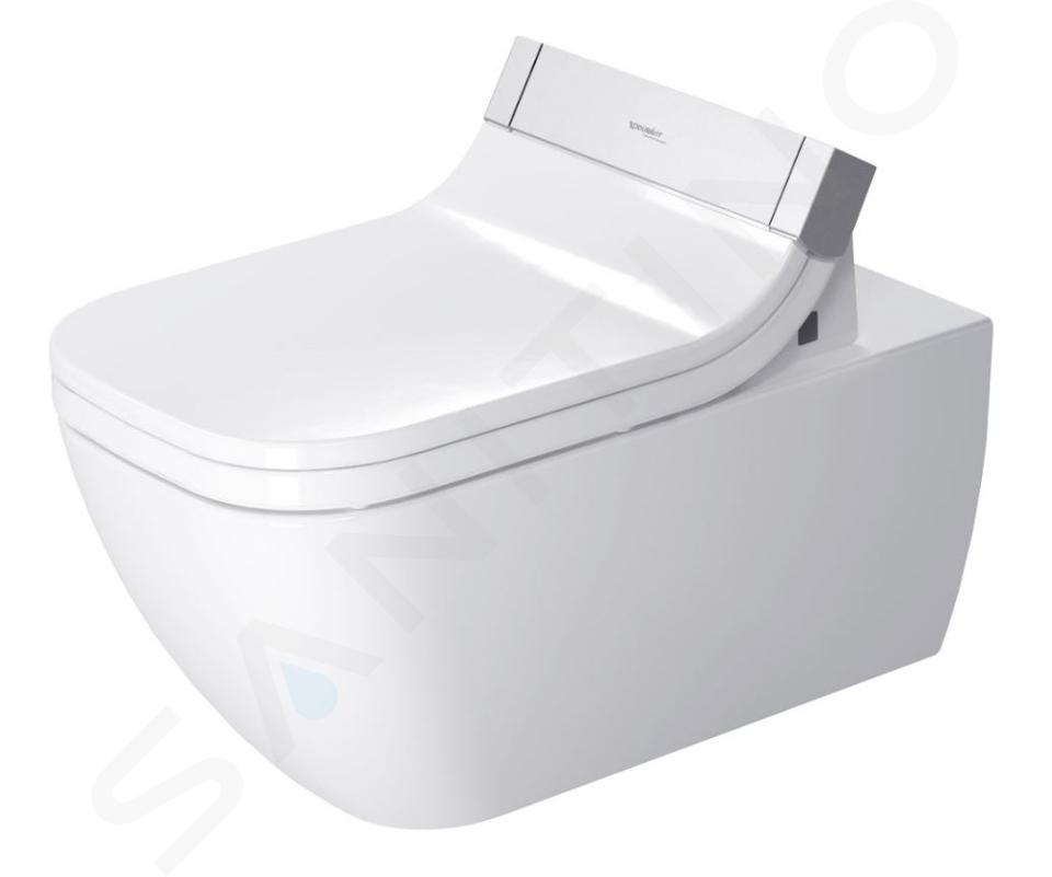 Duravit Happy D.2 - Wand-WC für SensoWash, Rimless, Alpinweiß 2550590000