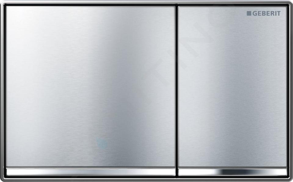 Geberit Omega60 - Przycisk uruchamiający spłukiwaniem, Brushed Nickel 115.081.GH.1