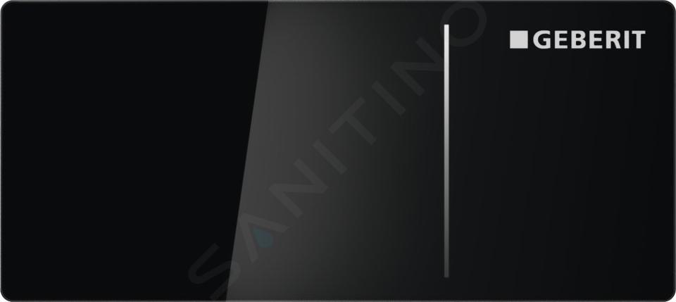 Geberit Omega70 - Betätigungsplatte, Glas/schwarz 115.084.SJ.1