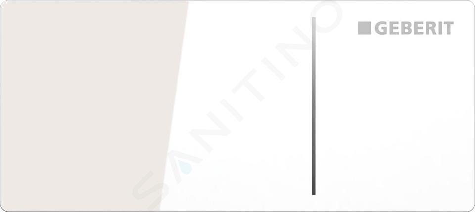Geberit Omega70 - Betätigungsplatte, Glas/weiß 115.084.SI.1