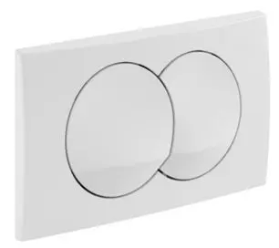 Geberit Delta - Betätigungsplatte DELTA20, Alpinweiß 115.100.11.1