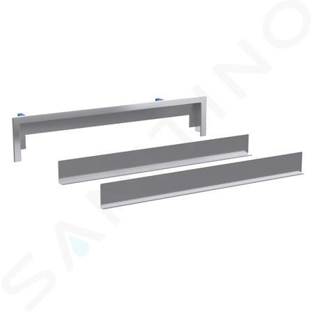 Geberit Accessoires - Kit de finition pour évacuation murale, à carreler, en plusieurs éléments 154.339.00.1