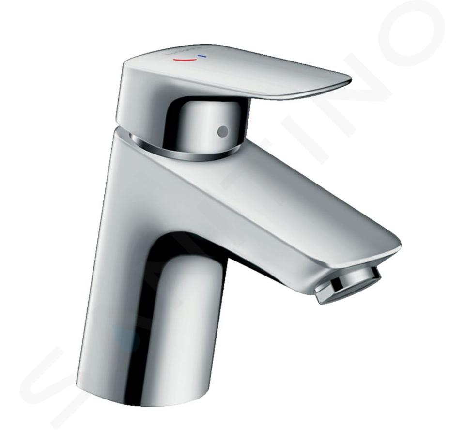 Hansgrohe Logis - Grifo monomando de lavabo 70 CoolStart, con desagüe, cromo 71072000