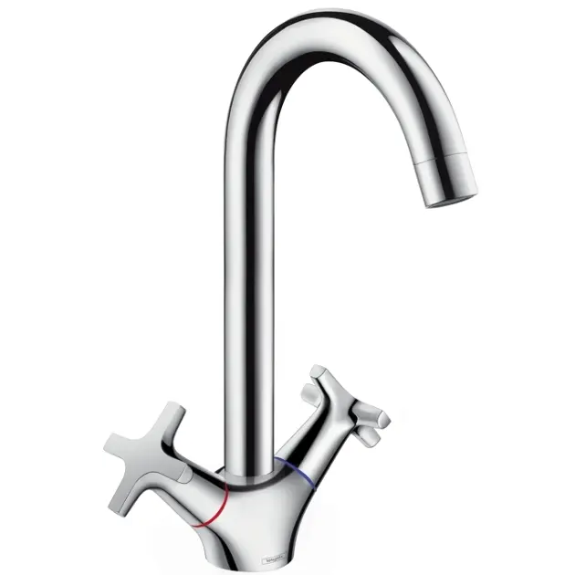 Hansgrohe Logis - Grifo bimando de fregadero, cromo 71285000