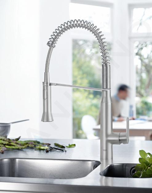 Grohe K7 - Miscelatore monocomando per lavello, supersteel