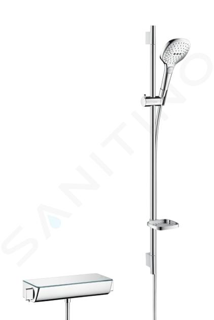 Hansgrohe Raindance Select E - Sprchový set 120 s termostatom Ecostat Select, 3 prúdy, chróm 27039000