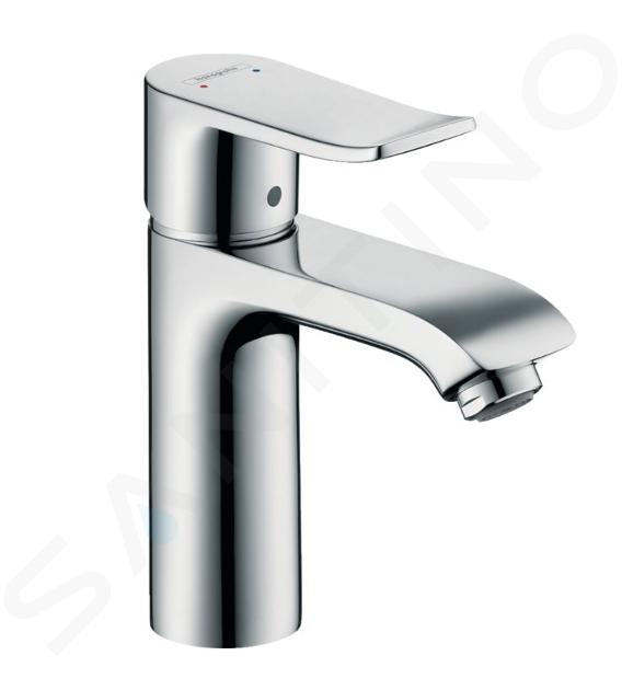 Hansgrohe Metris - Waschtisch Einhebelmischer 110, LowFlow 3,5 l/min, mit Ablaufgarnitur, verchromt 31203000