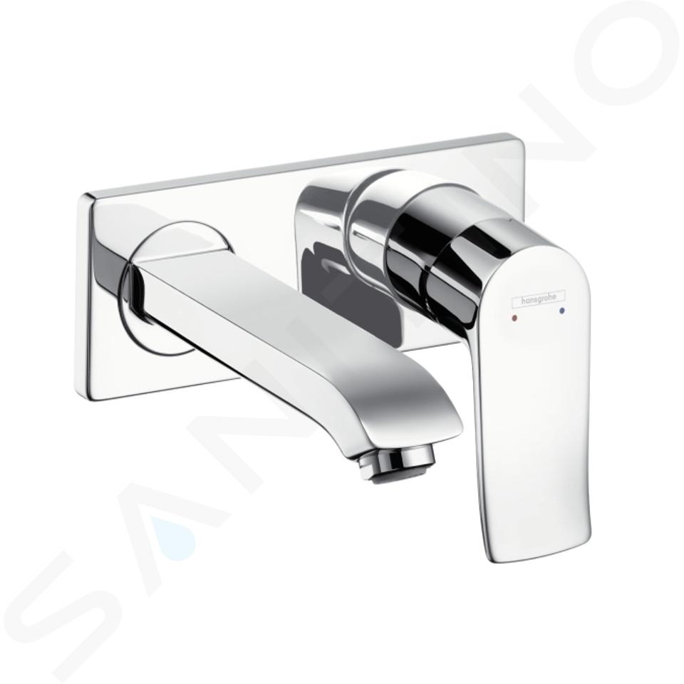 Hansgrohe Metris New - Waschtisch-Einhebelmischer LowFlow 3,5 l/min, Unterputzmontage, Chrom 31251000