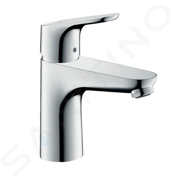 Hansgrohe Focus E2 - Waschtisch Einhebelmischer 100, LowFlow 3,5 l/min, mit Ablaufgarnitur, verchromt 31603000