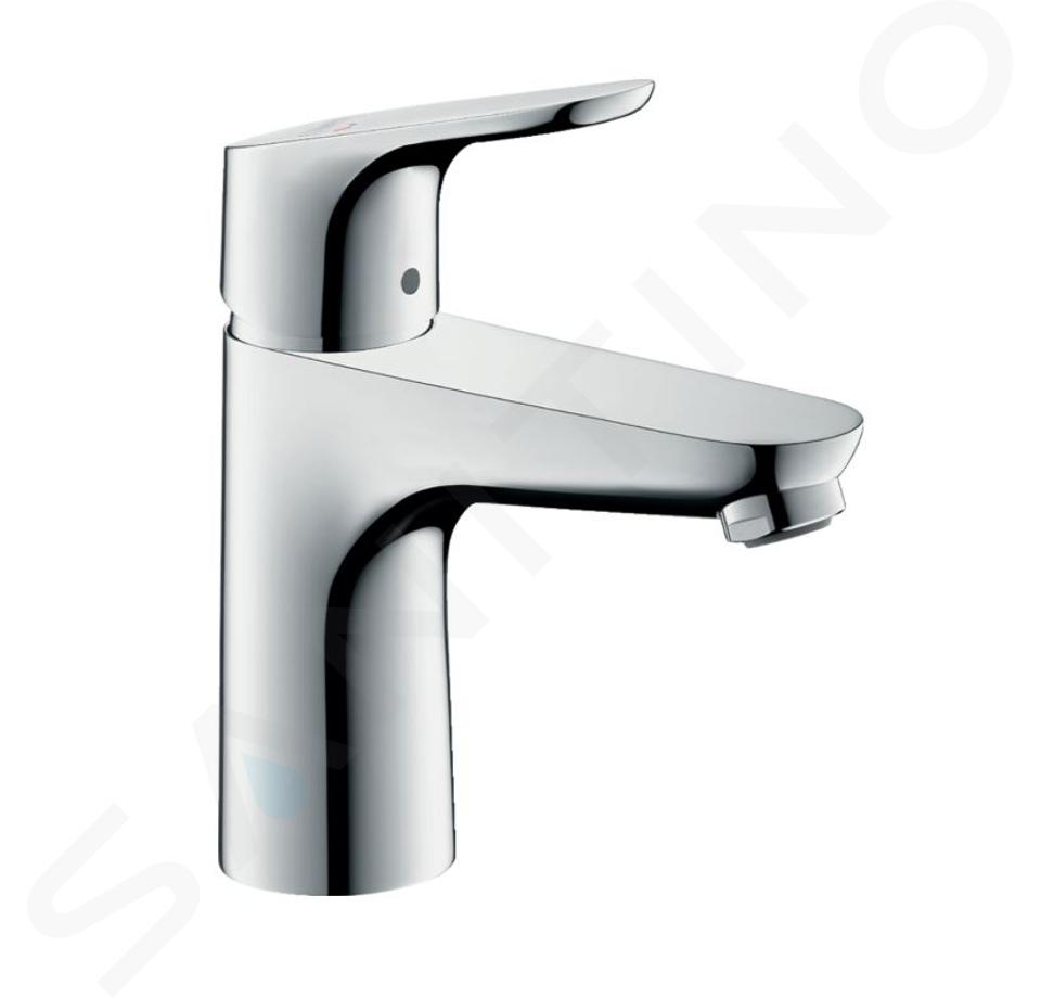 Hansgrohe Focus E2 - Wastafelkraan 100 CoolStart, met waste, chroom 31621000