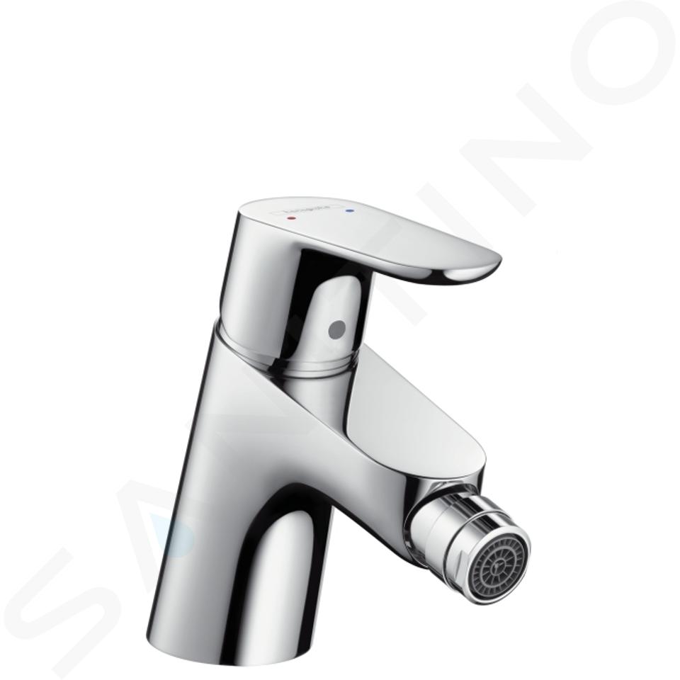 Hansgrohe Focus E2 - Bidet-Eihebelmischer mit Ablaufgarnitur Push-Open, verchromt 31922000