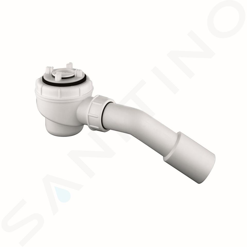 Kludi Tasso - Siphon pour receveur de douche, blanc 2152000-00