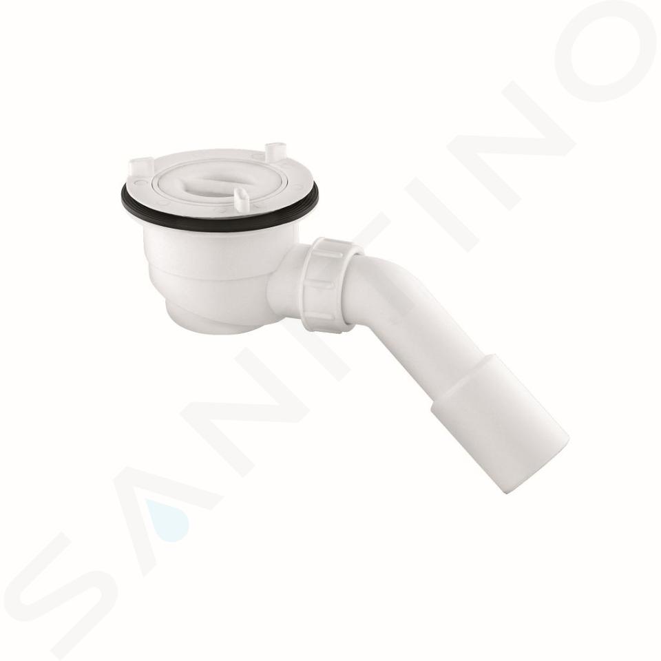 Kludi Tasso - Siphon pour receveur de douche, blanc 2109100-00