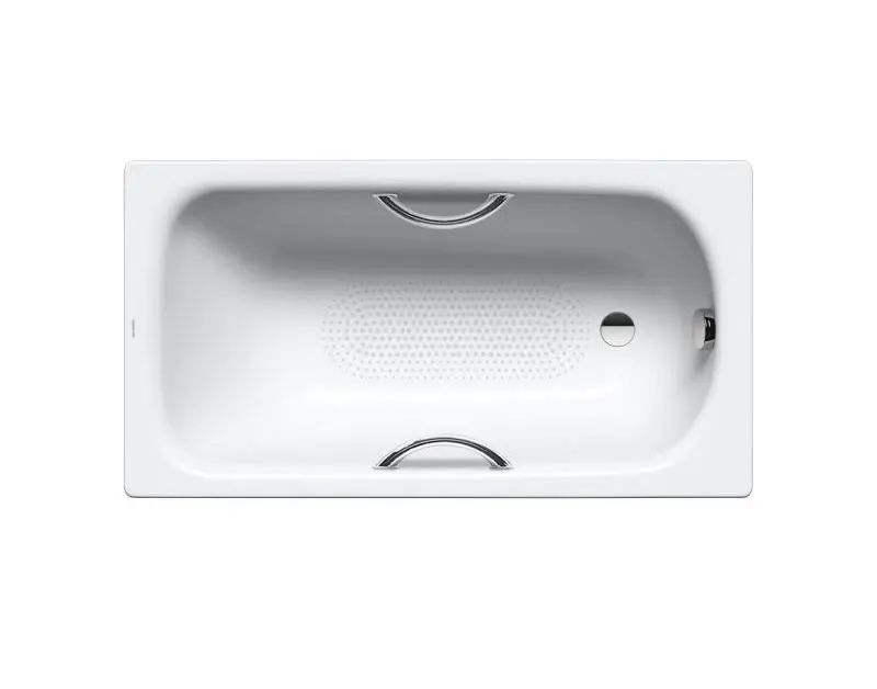 Kaldewei Advantage - Vana Saniform Plus Star 330, 140x70 cm, s otvory pro madla, celoplošný antislip, bílá 133034010001