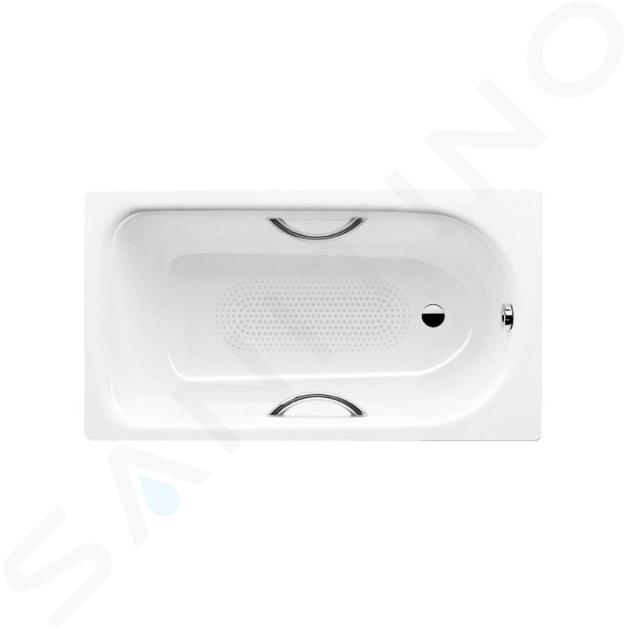 Kaldewei Advantage - Bañera rectangular Saniform Plus Star 331, 150x70 cm, con orificios para asas, todo antideslizante, blanca 133134010001