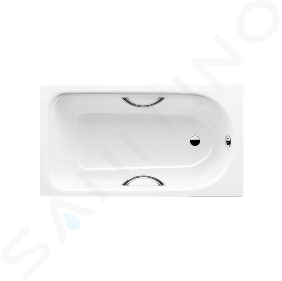 Kaldewei Advantage - Rechteckige Badewanne Saniform Plus Star 331, 150x70 cm, mit Grifflöchern, Perl-Effekt, weiß 133100013001
