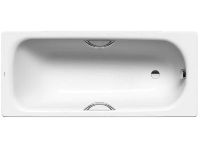 Levně Kaldewei Advantage - Obdélníková vana Saniform Plus Star 336, 170x75 cm, s otvory pro madla, antislip, Perl-Effekt, bílá 133630003001