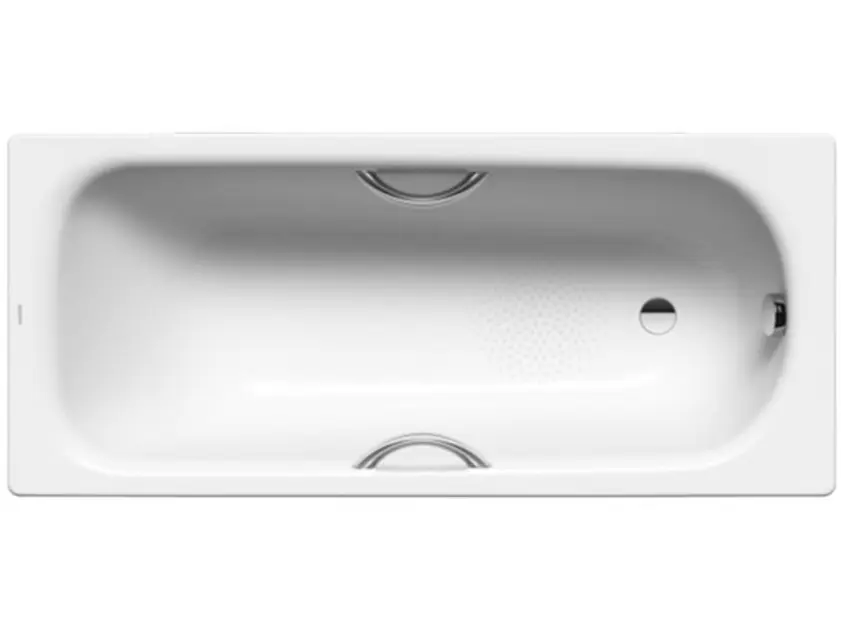 Levně Kaldewei Advantage - Obdélníková vana Saniform Plus Star 337, 180x80 cm, s otvory pro madla, antislip, Perl-Effekt, bílá 133730003001