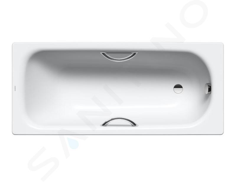 Kaldewei Advantage - Badewanne Saniform Star 338, 175x75 cm, mit Löchern für Griffe, weiß 133800010001