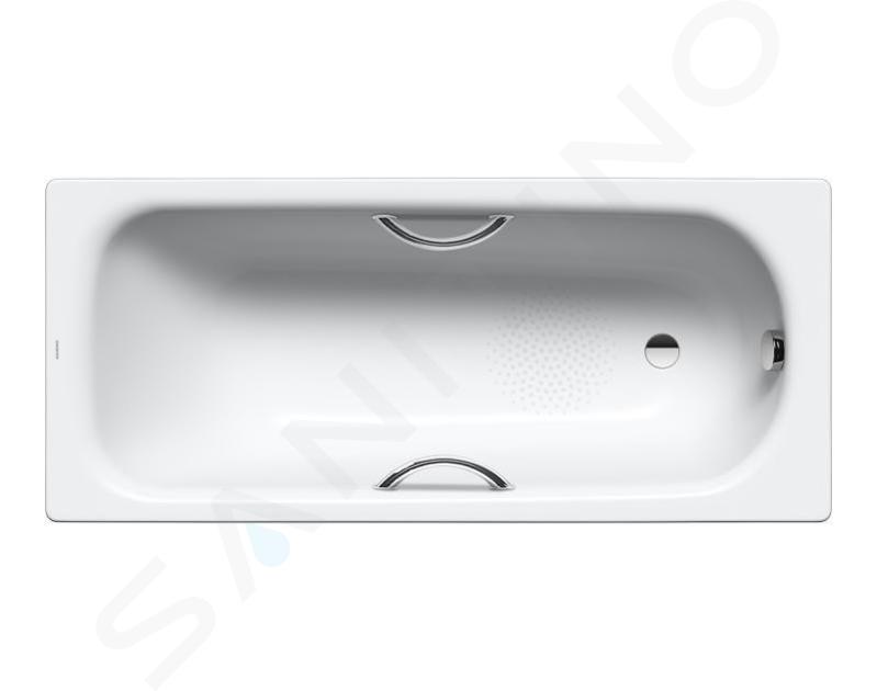 Kaldewei Advantage - Vasca da bagno Saniform Star 338, 175x75 cm, con fori per maniglie, antiscivolo, bianco 133830000001