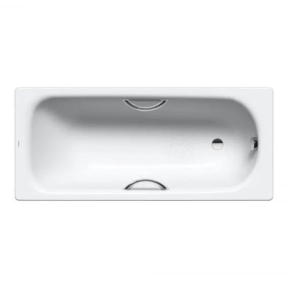 Levně Kaldewei Advantage - Obdélníková vana Saniform Plus Star 345, 160x75 cm, s otvory pro madla, bílá - vana, antislip, otvory pro madla 134530000001