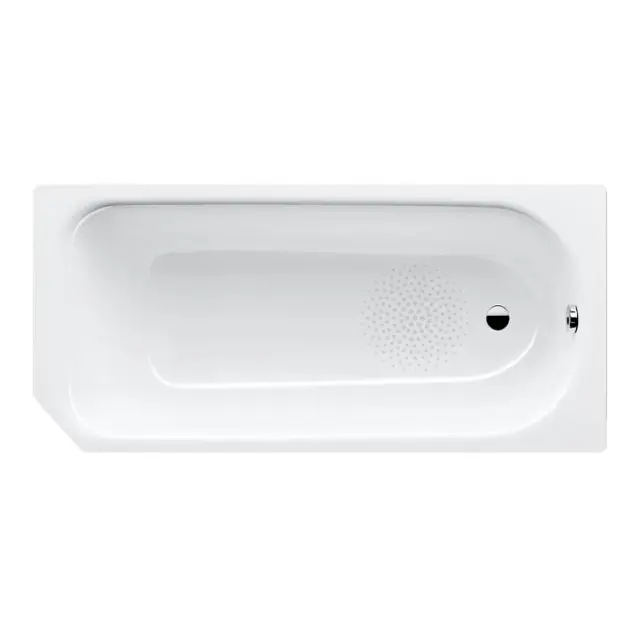 Levně Kaldewei Advantage - Obdélníková vana Saniform V1 362-1, 160x70 cm, antislip, Perl-Effekt, bílá 192130003001