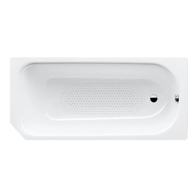 Levně Kaldewei Advantage - Obdélníková vana Saniform V1 362-1, 160x70 cm, celoplošný antislip, Perl-Effekt, bílá 192134013001
