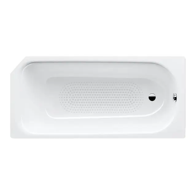 Levně Kaldewei Advantage - Obdélníková vana Saniform V2 362-1, 160x70 cm, celoplošný antislip, Perl-Effekt, bílá 192234013001