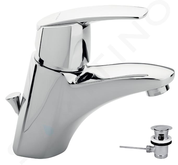 Novaservis Metalia 56 - Miscelatore per lavabo con bocca di erogazione, cromo 56001,0