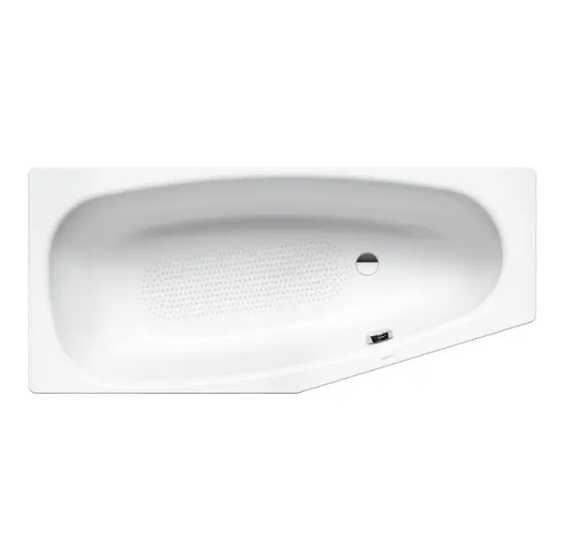 Levně Kaldewei Advantage - Asymetrická vana Mini pravá 834, 157x70 cm, celoplošný antislip, bílá 224434010001