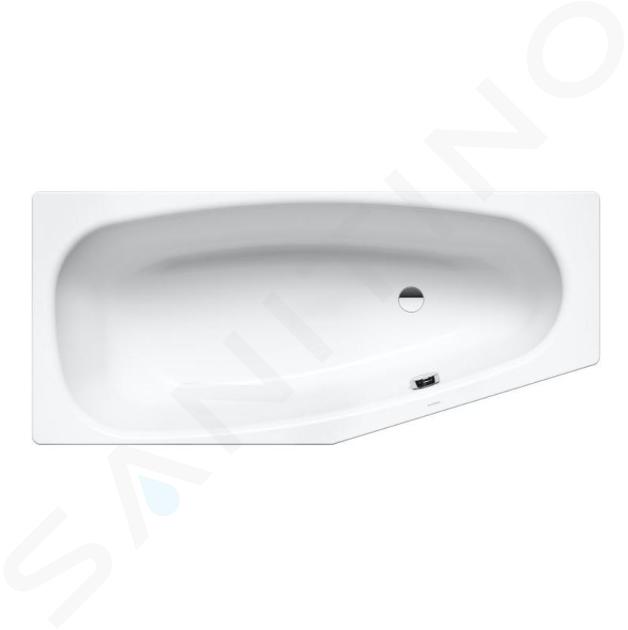 Kaldewei Advantage - Asymmetrische Badewanne Mini rechts 830, 157x75/50 cm, weiß 224600010001