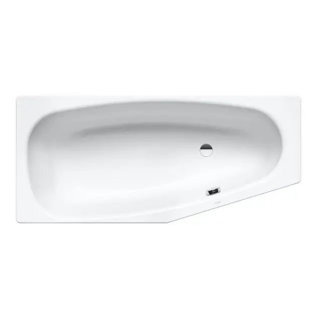 Levně Kaldewei Advantage - Asymetrická vana Mini pravá 830, 157x75 cm, Perl-Effekt, bílá 224600013001