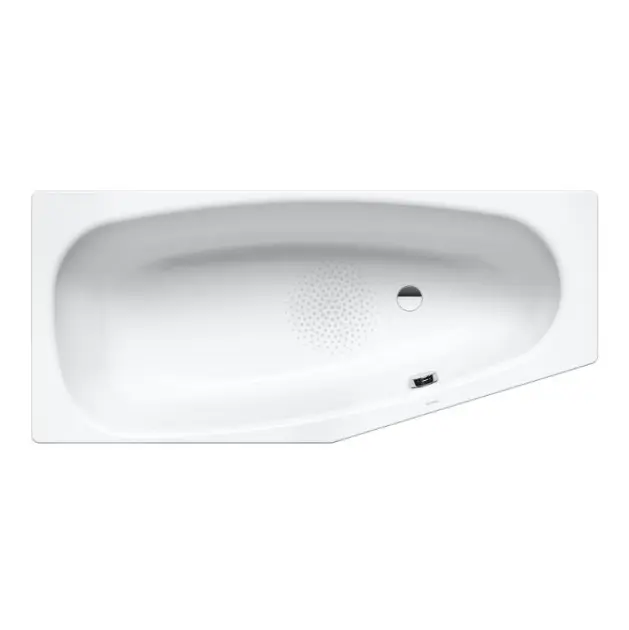 Levně Kaldewei Advantage - Asymetrická vana Mini pravá 830, 157x75/50 cm, antislip, bílá 224630000001