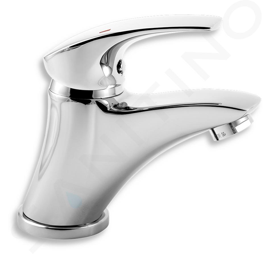 Novaservis Metalia 57 - Miscelatore da lavabo, senza sistema di scarico, cromo 57001/1,0