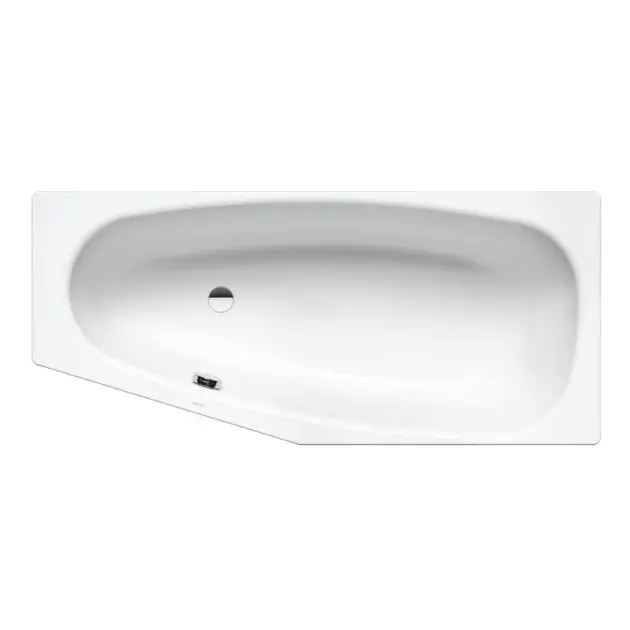 Levně Kaldewei Advantage - Asymetrická vana Mini levá 836, 157x70/48 cm, Perl-Effekt, bílá 225200013001