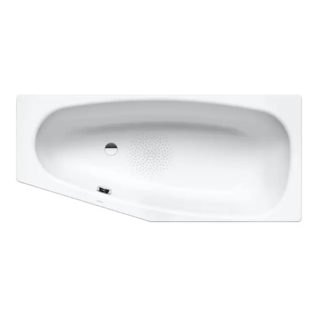 Levně Kaldewei Advantage - Asymetrická vana Mini levá 836, 157x70/48 cm, antislip, Perl-Effekt, bílá 225230003001