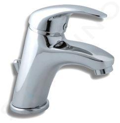 Novaservis Titania Lux - Grifo de lavabo con desagüe, cromo 91001,0