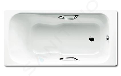 Kaldewei Ambiente - Baignoire Dyna Set Star 625, 150x75 cm, avec trous pour les poignées, blanc 226700010001