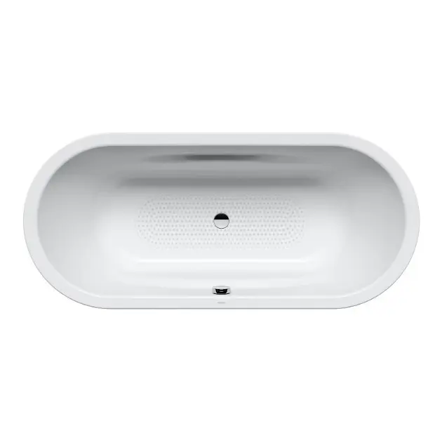 Levně Kaldewei Ambiente - Oválná vana Vaio Duo Oval 951, 180x80 cm, celoplošný antislip, bílá 233134010001