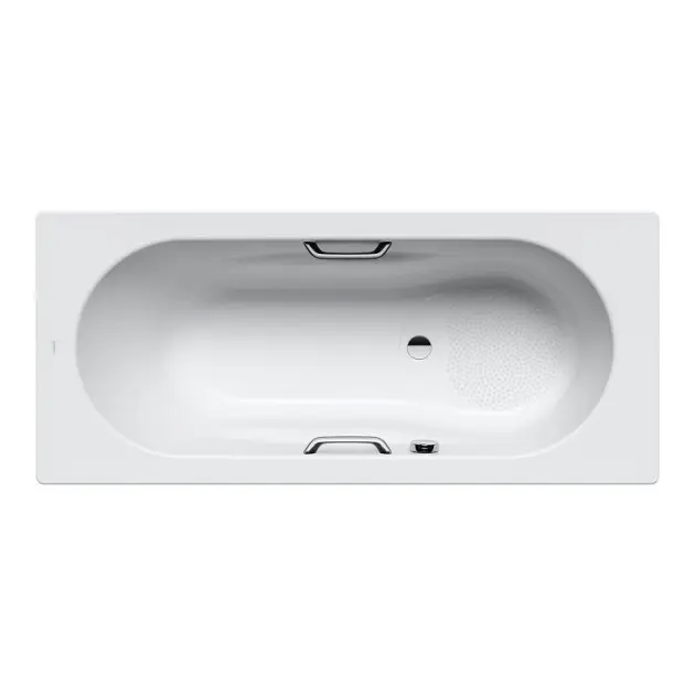 Levně Kaldewei Ambiente - Obdélníková vana Vaio Set Star 955, 170x75 cm, s otvory pro madla, antislip, Perl-Effekt, bílá 233530003001