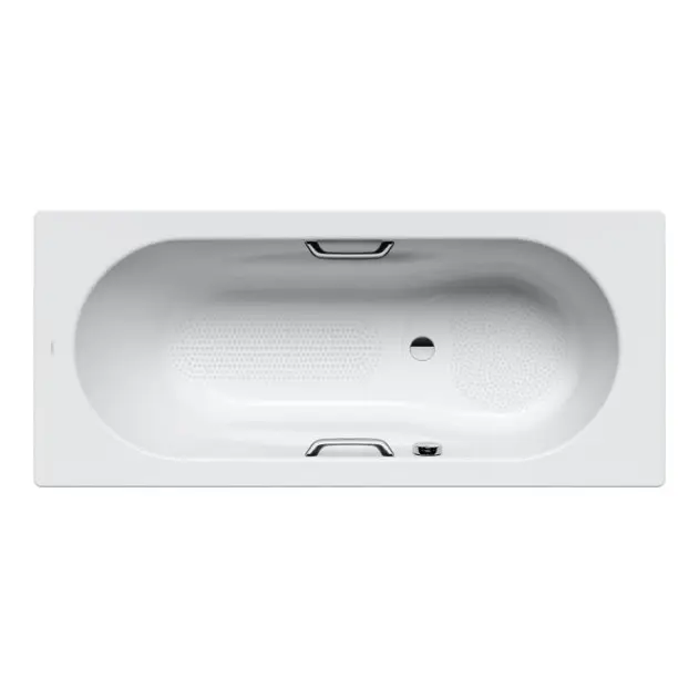 Levně Kaldewei Ambiente - Obdélníková vana Vaio Set Star 957, 160x70 cm, s otvory pro madla, celoplošný antislip, Perl-Effekt, bílá 233734013001